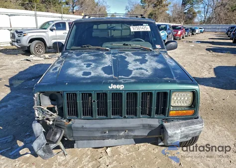 2001 Jeep Cherokee Sport из США, поврежденный, VIN 1J4FF48S11L557516